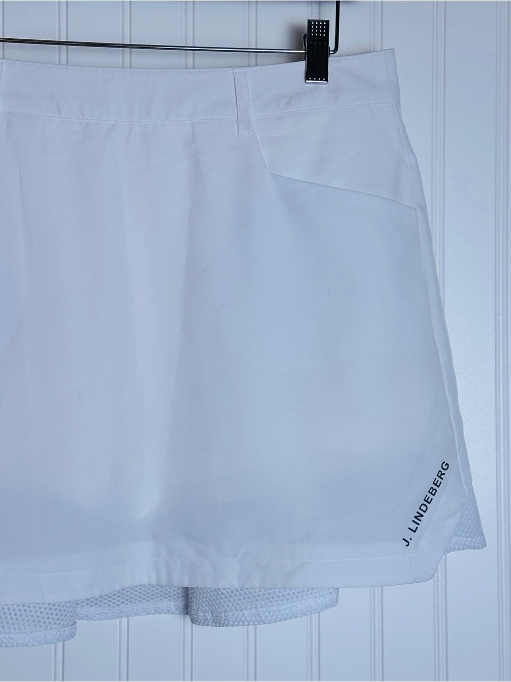 J.Lindeberg White Performance Golf Skort XL - Picture 9 of 14
